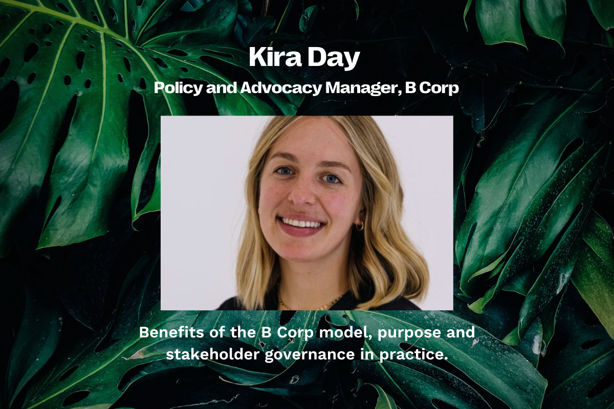 Purpose + Impact Conference Speaker Series: Kira Day, B Corp image